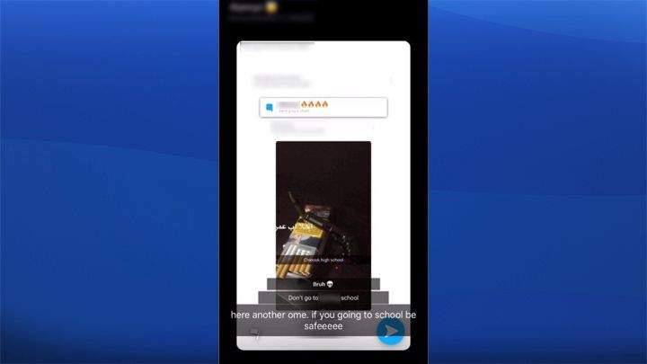 Lethbridge police are investigating these suspicious Snapchat messages.