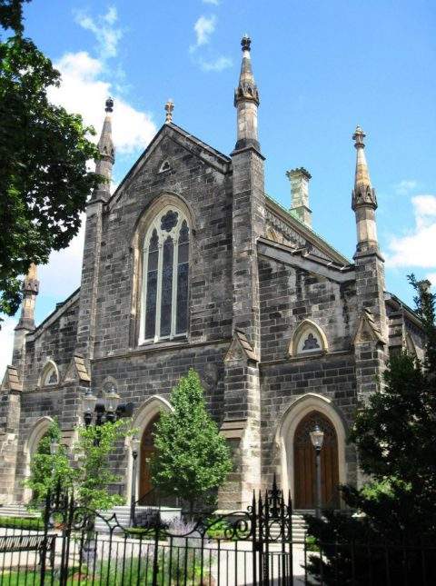 An old graveyard will need to be moved, if a condo tower is built around Christ's Church Cathedral.