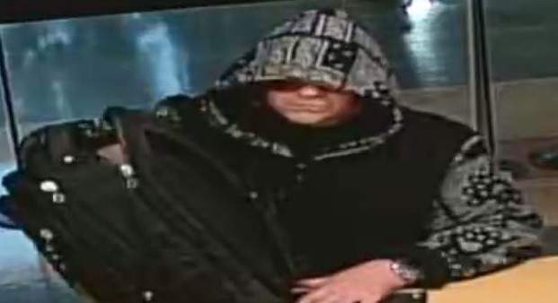 RCMP say the suspect demanded money from the bank clerk and claimed he had a weapon.