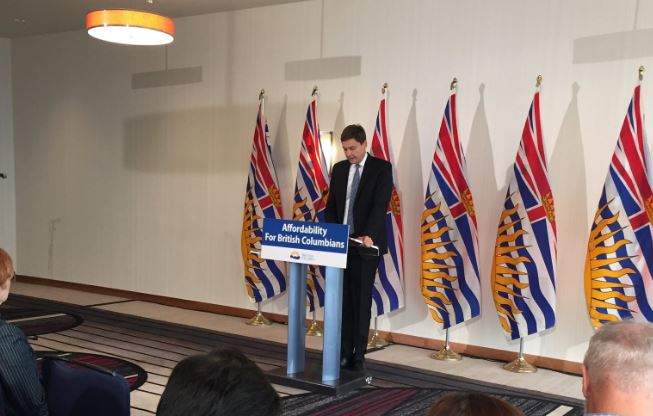 Attorney General David Eby says the long-awaited bill on campaign finance reform is expected today.