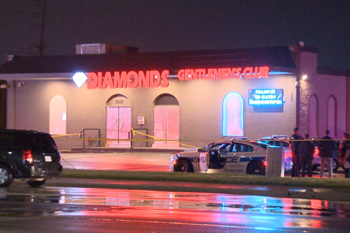Police investigate a shooting at 1820 Dundas St. E. in Mississauga on June 29, 2017.