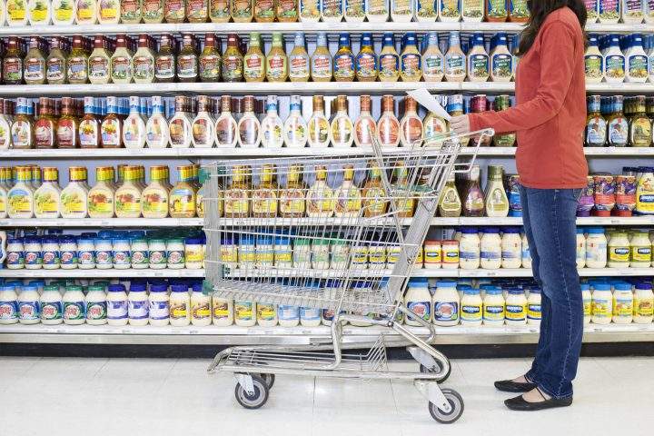 A file photo of a woman shopping.