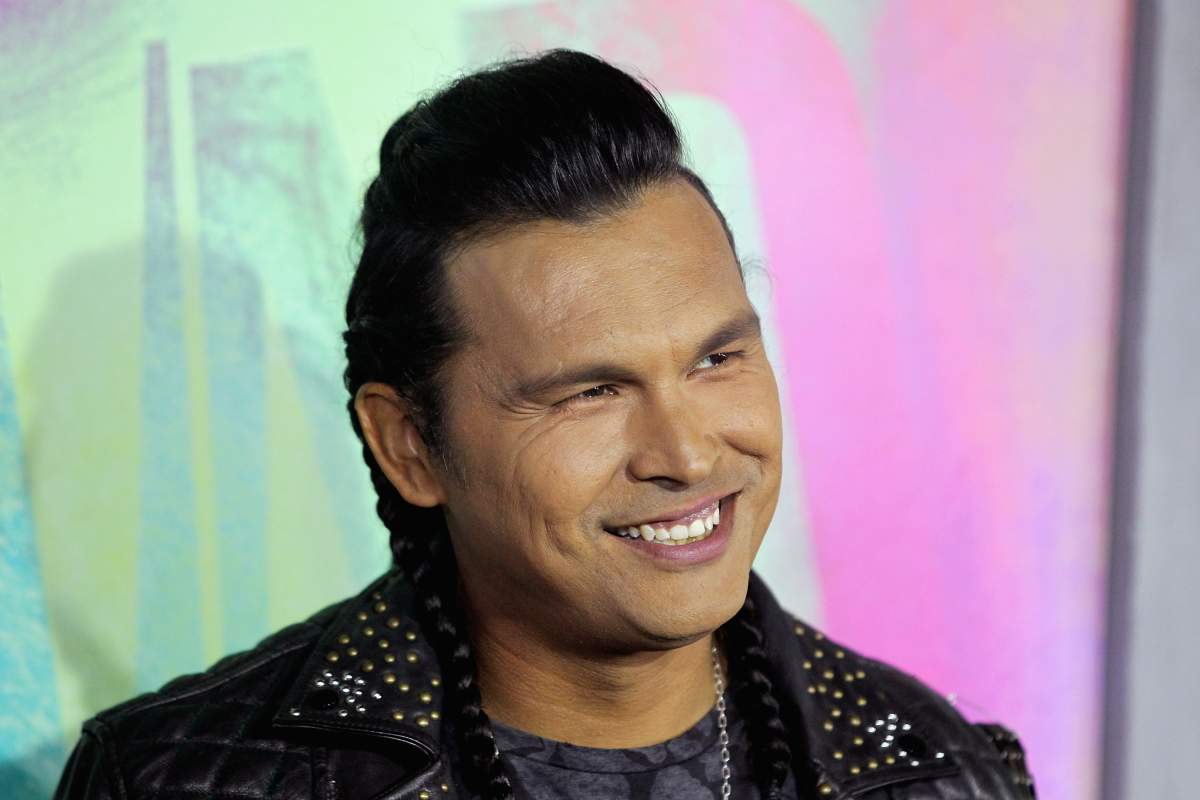 Actor Adam Beach attends the "Suicide Squad" world premiere at The Beacon Theatre on August 1, 2016 in New York City.  