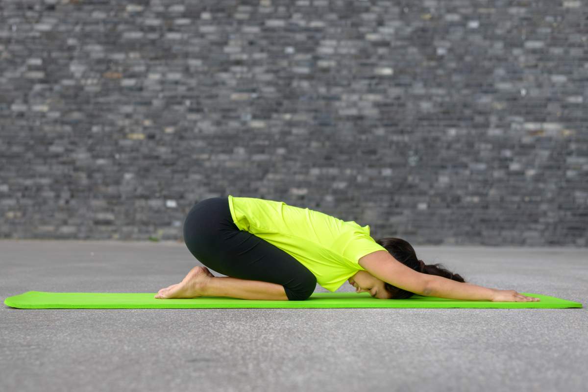 child's pose