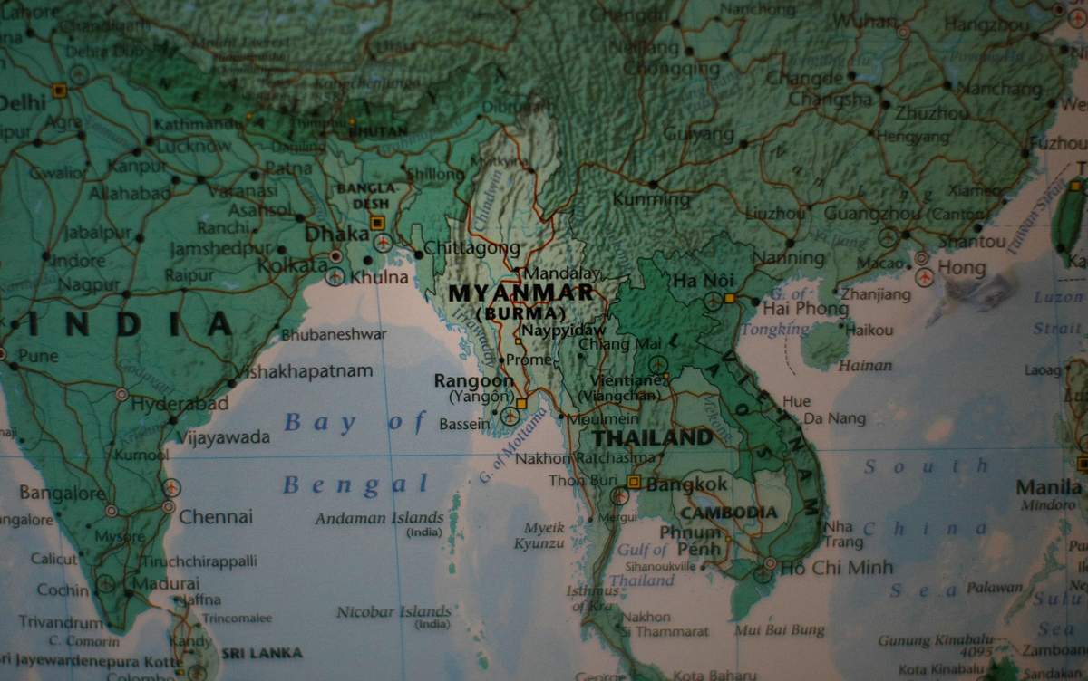 The Republic of the Union of Myanmar – formerly known as Burma.