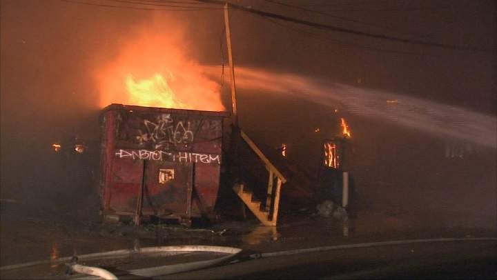 Laval police are investigating a fire that started in a house under construction which spread to a neighbouring building on Saturday, Sept. 30, 2017.