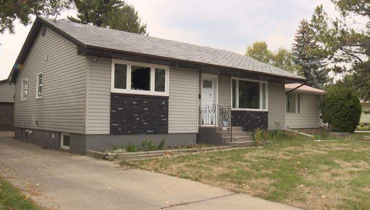 Saskatoon firefighters reunited two cats with a pet owner at the scene of a house fire on Saturday.