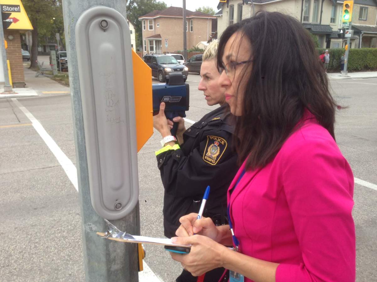 Drivers in many Winnipeg school zones were caught performing risky behaviours behind the wheel Tuesday morning. 