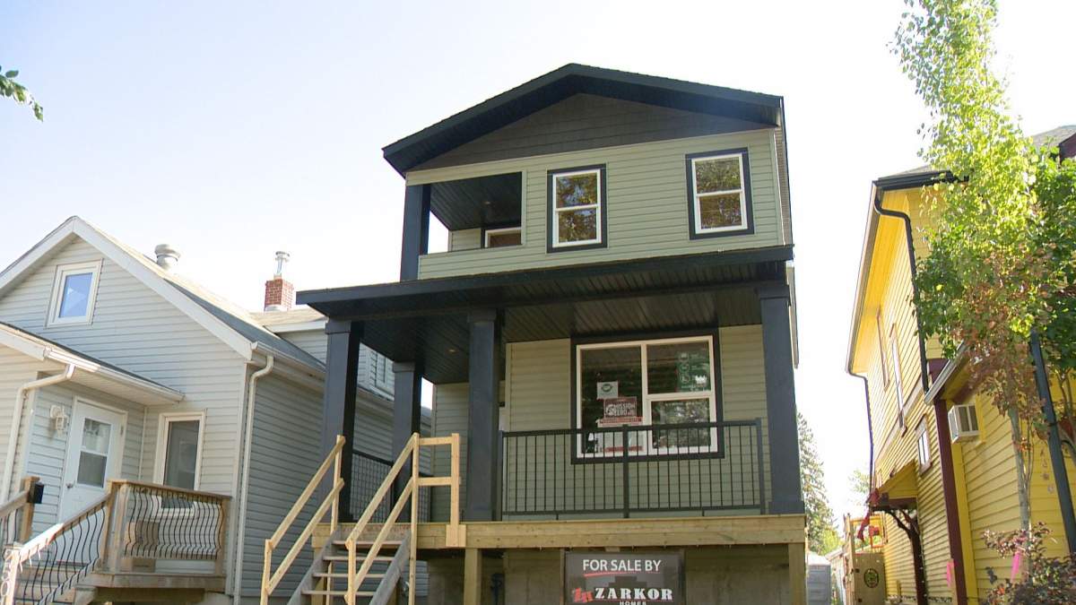 The front of the infill property in the 2500 block of Atkinson Street.