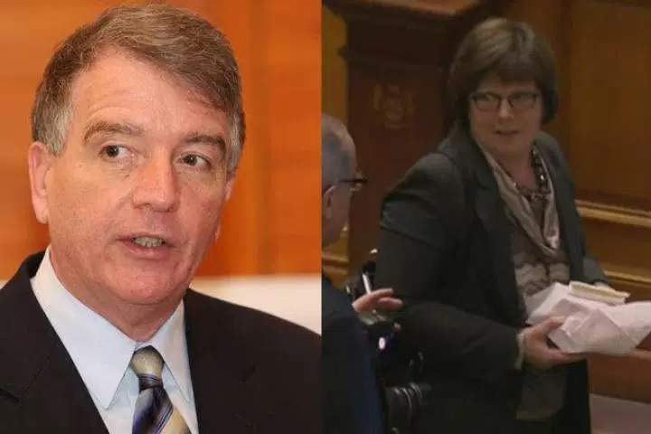 File photos of Gerry Lougheed (left) and Patricia Sorbara (right).