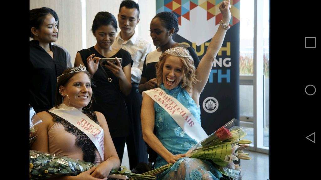 Vahen King wins the first Miss Wheelchair Canada pageant. 