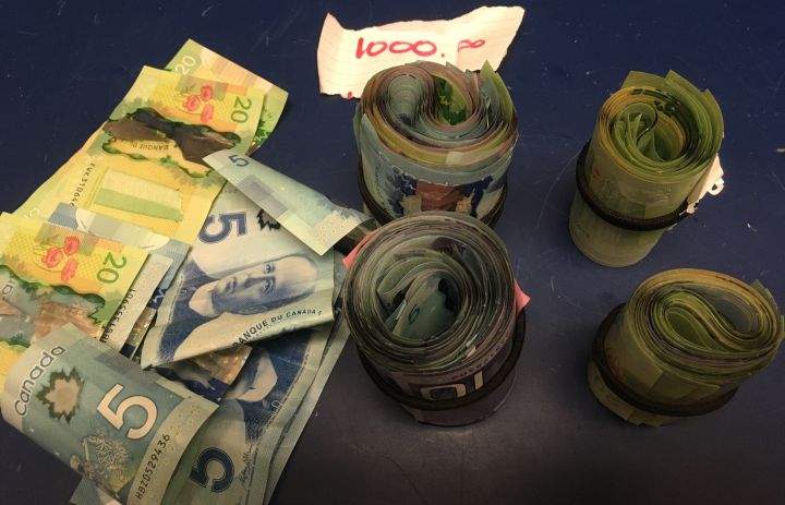 Lethbridge police seized a number of items from a downtown apartment, including $4,600 in cash.