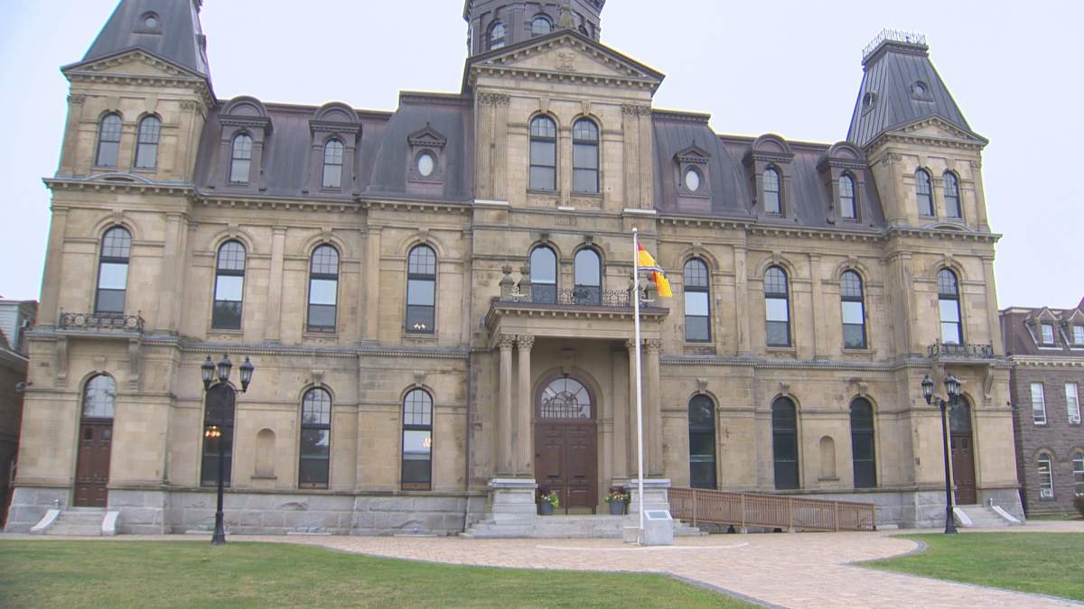 New Brunswick Legislature in Fredericton.