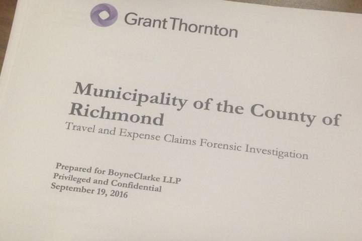 A forensic audit has found the chief administrative officer of one northeastern Nova Scotia municipality charged $582 for visits to two Texas strip clubs. The audit was released on October 25, 2016.