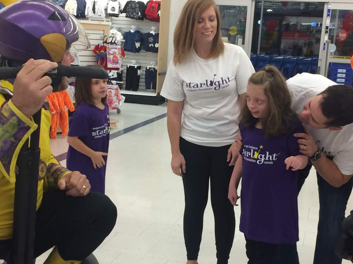 10-year-old Sadie arriving at the south Edmonton Toys”R”Us (3940 Gateway Blvd. NW) before her three-minute shopping spree Tuesday morning. September 26, 2017.