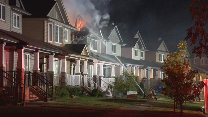 The cause of a fire of a home up for sale in Stonebridge has yet to be determined.