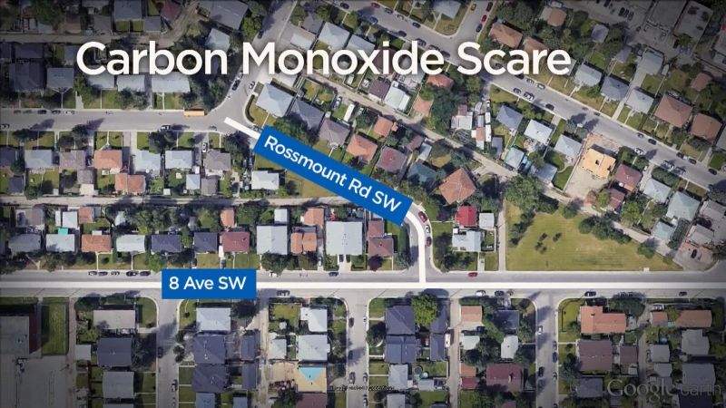 Paramedics were called to a house along Rossmount Road S.W. on Sunday, Sept. 17 for a potential carbon monoxide leak. 