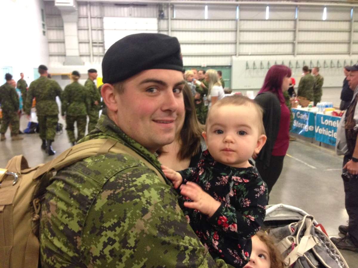 Edmonton soldiers return after a six-month training mission in Ukraine, Sept. 12, 2017. 
