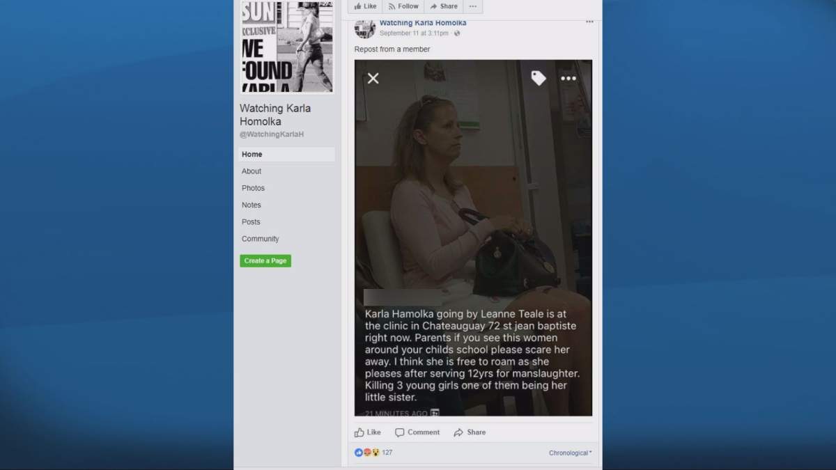 Is Karla Homolka being harassed? - image