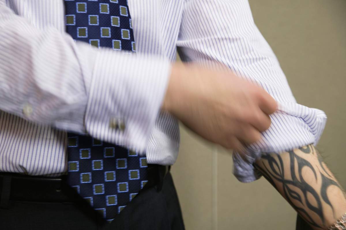 More than 20 per cent of Canadians have a tattoo, according to a 2012 Ipsos poll.