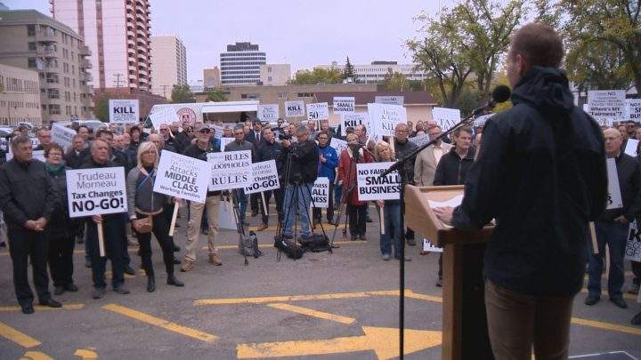 Saskatchewan farmers and small businesses protest proposed tax changes - image