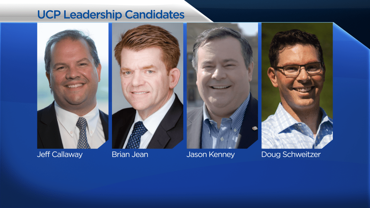 The candidates running for leadership of Alberta's new United Conservative Party. 