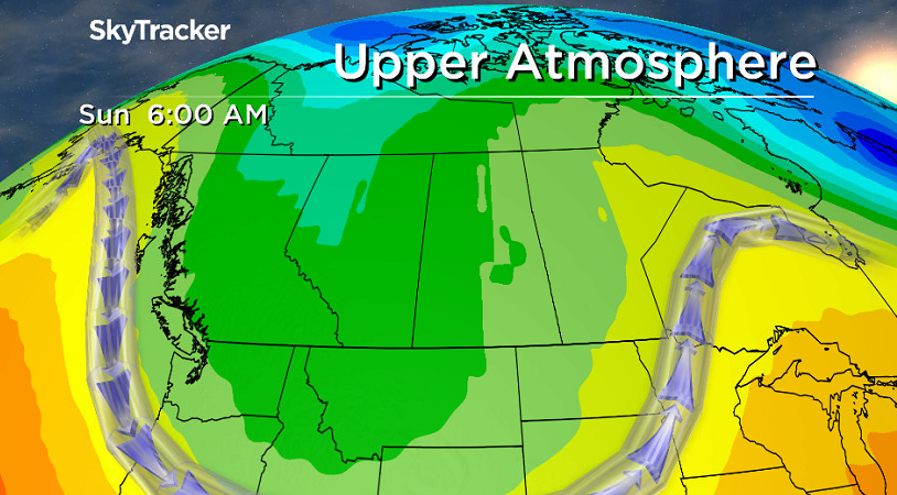 Upper ridge moves out this weekend and will be replaced by its cooler counterpart, the upper trough.