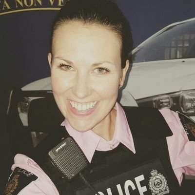 Const. Sandasha Bough will sing the Canadian and American national anthems at the Rogers Centre on Monday, Sept. 11, 2017.