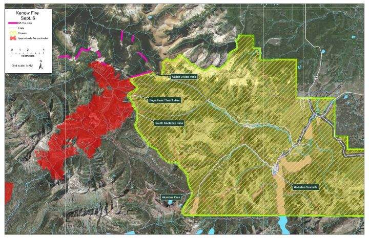 Waterton evacuation alert