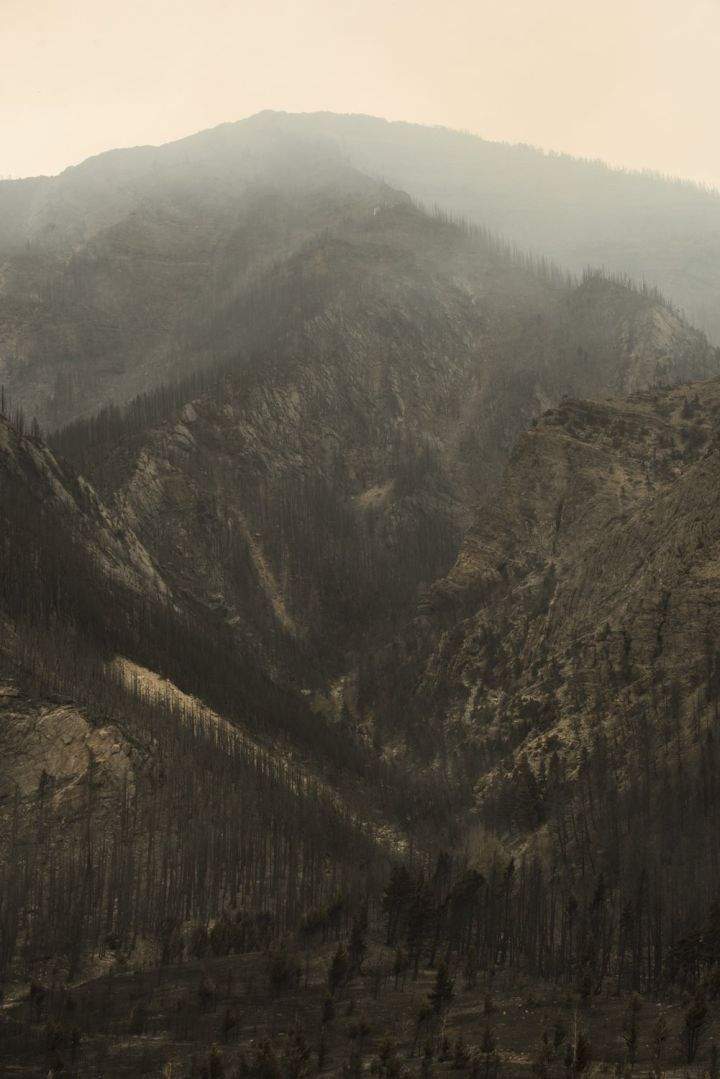 The Waterton fire remained out of control, though officials said the townsite was not under direct threat on Sept. 13, 2017.