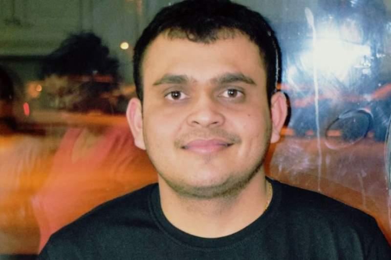 Sagar Patel, as seen in a photo shared by the Fort McMurray Cricket club and GoFundMe.