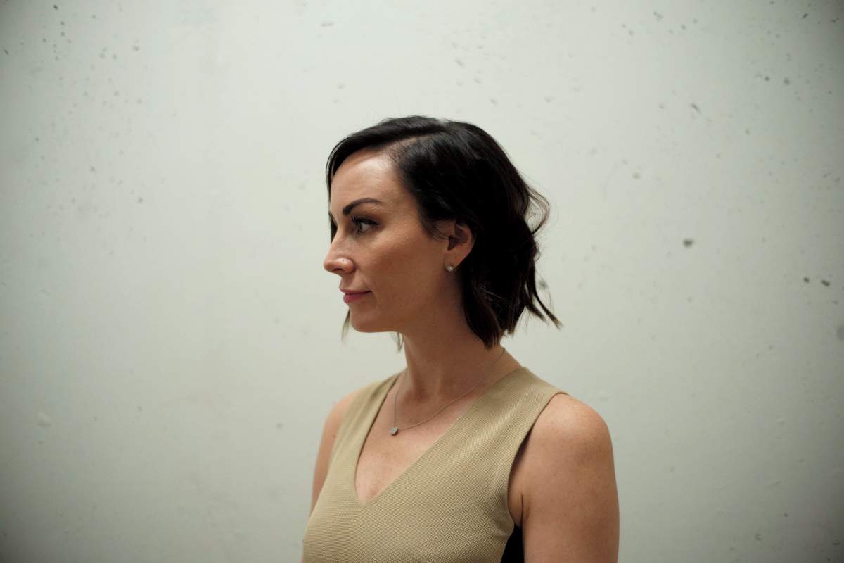Amanda Lindhout is photographed in Toronto on Monday, October 16 , 2017, as she helps promote her mother Lorinda Stewart’s book “One Day Closer.”