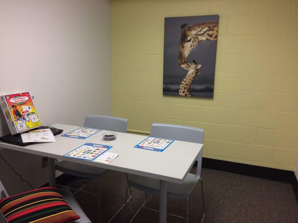 One of the facility’s three assessment rooms.