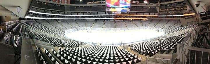 Rogers Place before the Edmonton Oilers season opener against the Calgary Flames Wednesday, Oct. 4, 2017.