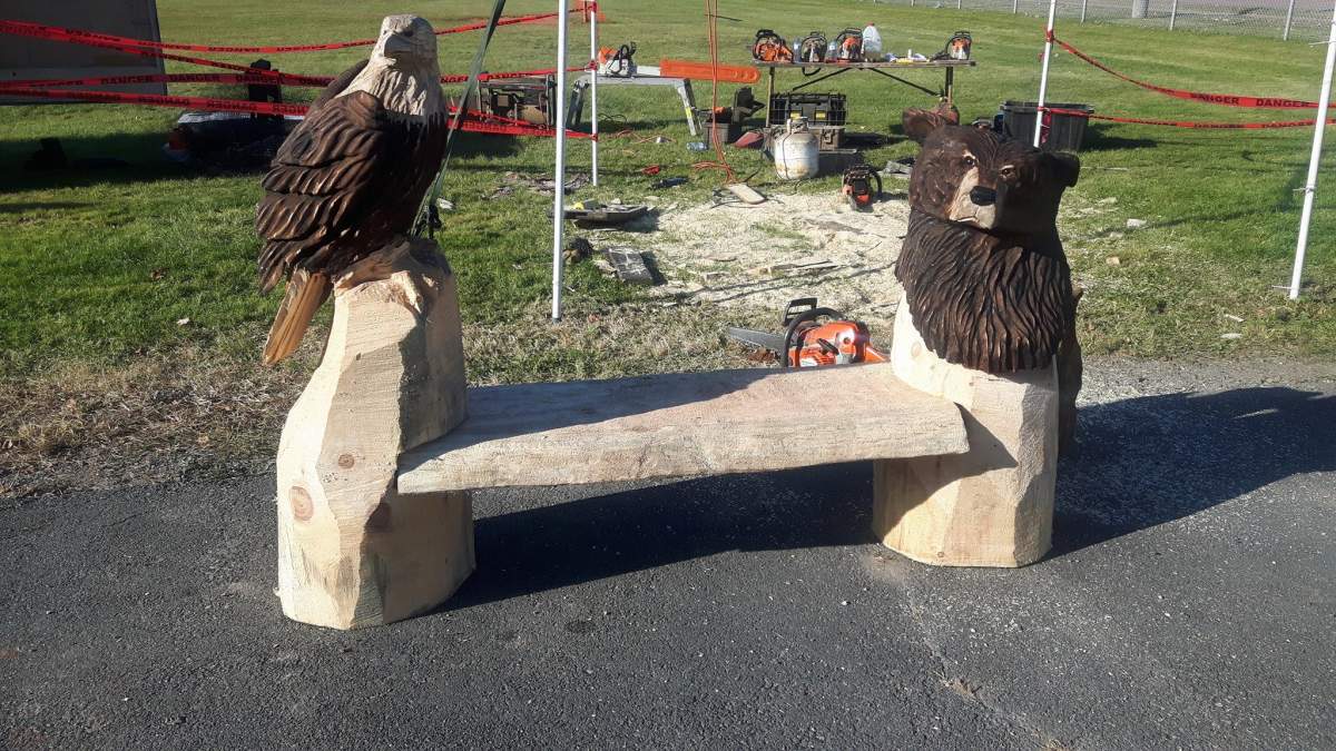 The bench will be sealed next week before it is officially placed in the yard.