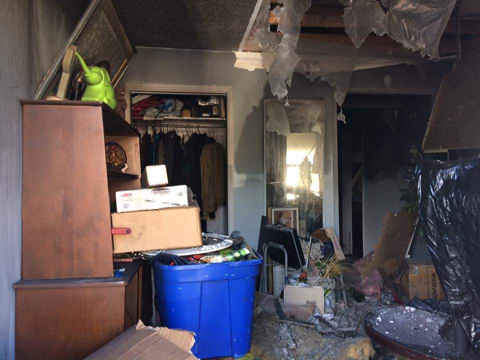 There was significant damage inside a vacant home in London's east end, after an electrical blaze sparked on Oct. 2, 2017. 
