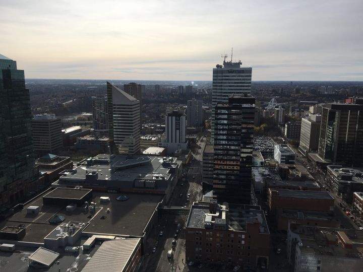 This two-storey penthouse in Edmonton’s Ultima Tower is on the market for $3.13 million and comes with a Bentley.
