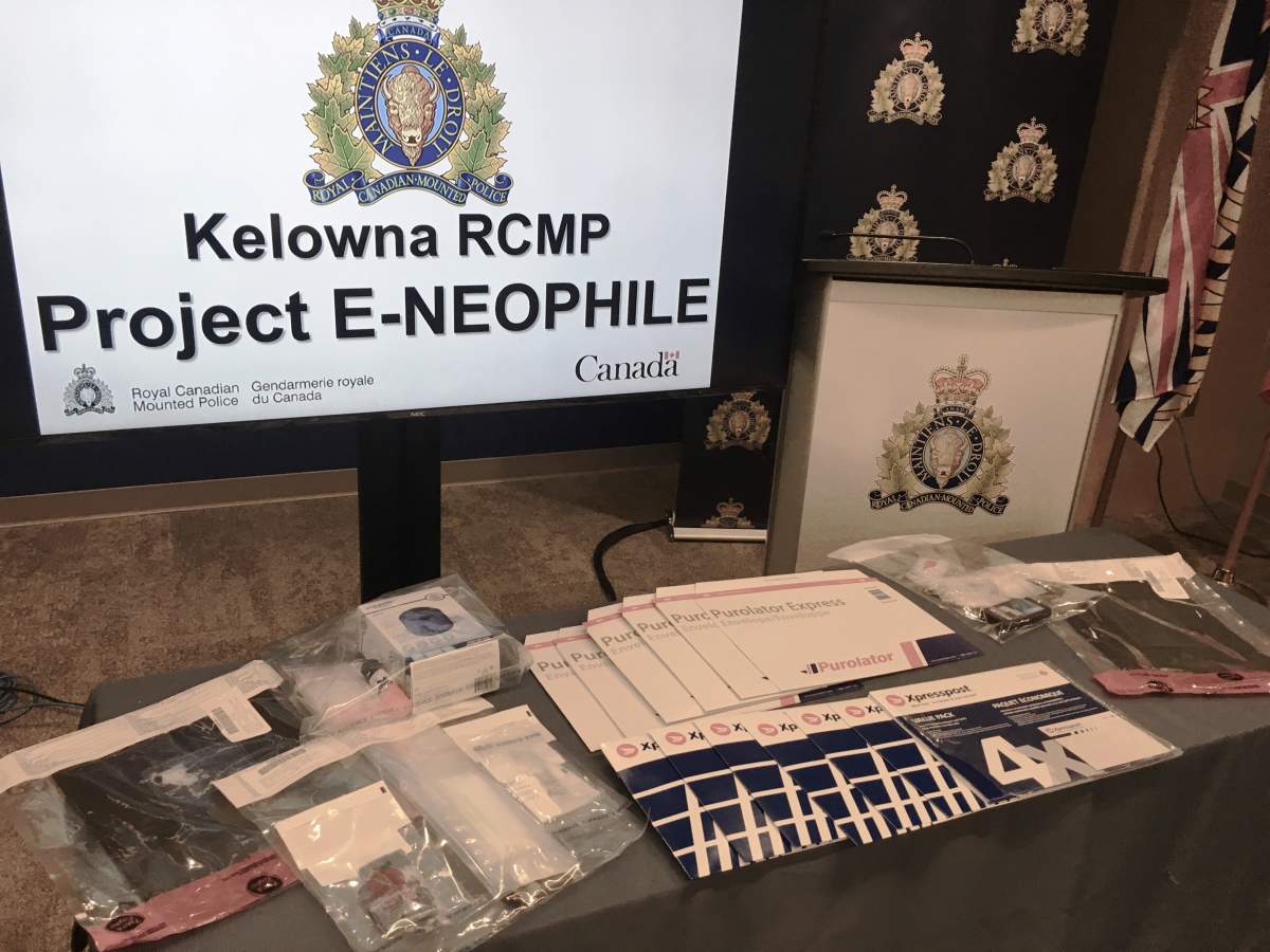 Police intercepted 25 packages allegedly containing fentanyl and or carfentanil