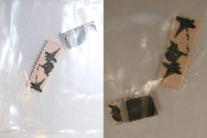 Winnipeg police found the Halloween-themed fentanyl blotters during a drug bust in Winnipeg. Officers believe more could be out in the city and have issued a warning.