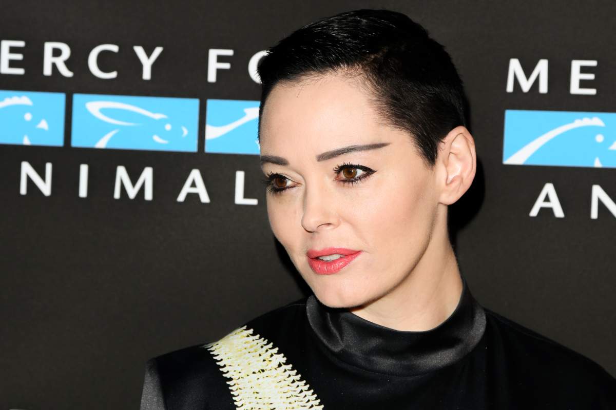 Actress Rose McGowan attends the Mercy For Animals' Annual Hidden Heroes Gala at Vibiana on September 23, 2017 in Los Angeles, California.