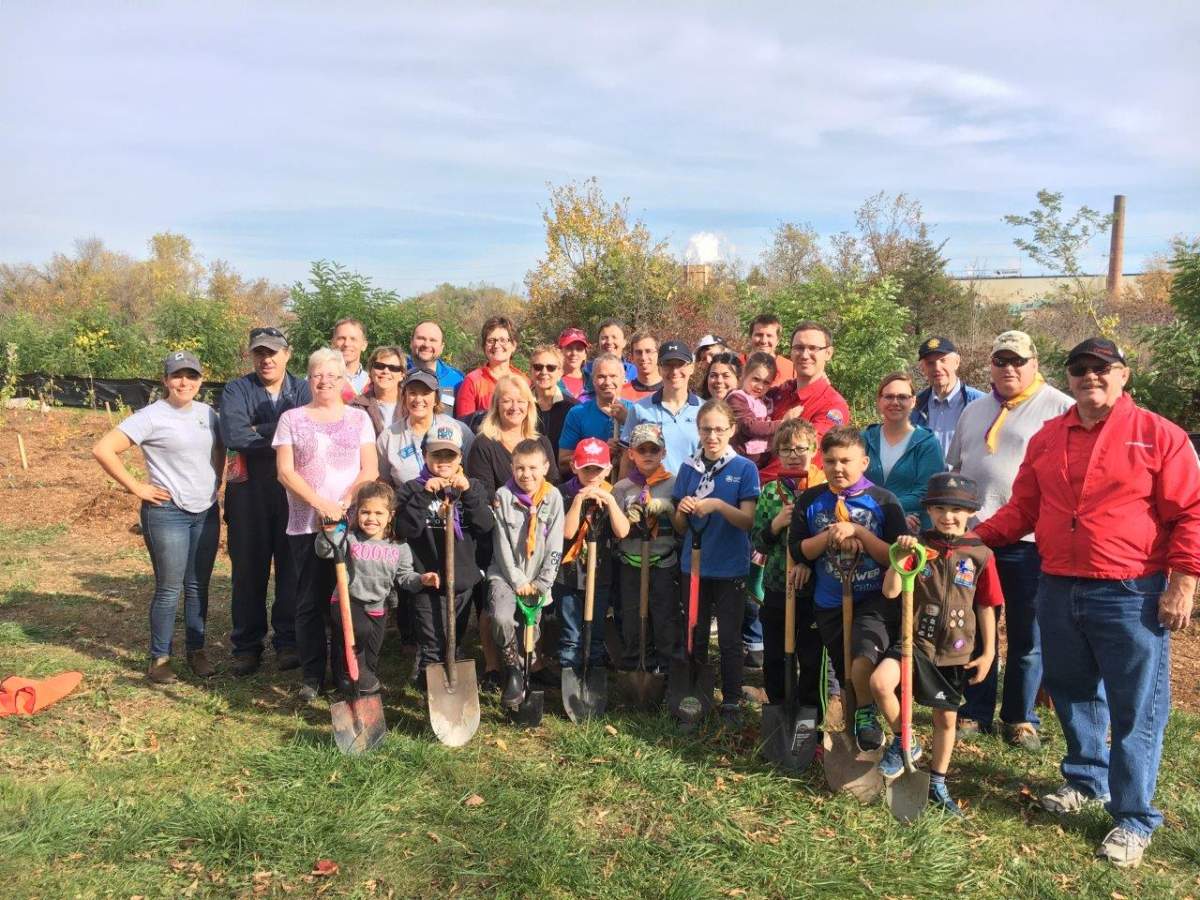 Greening the Greenbelt Planting Day group photo