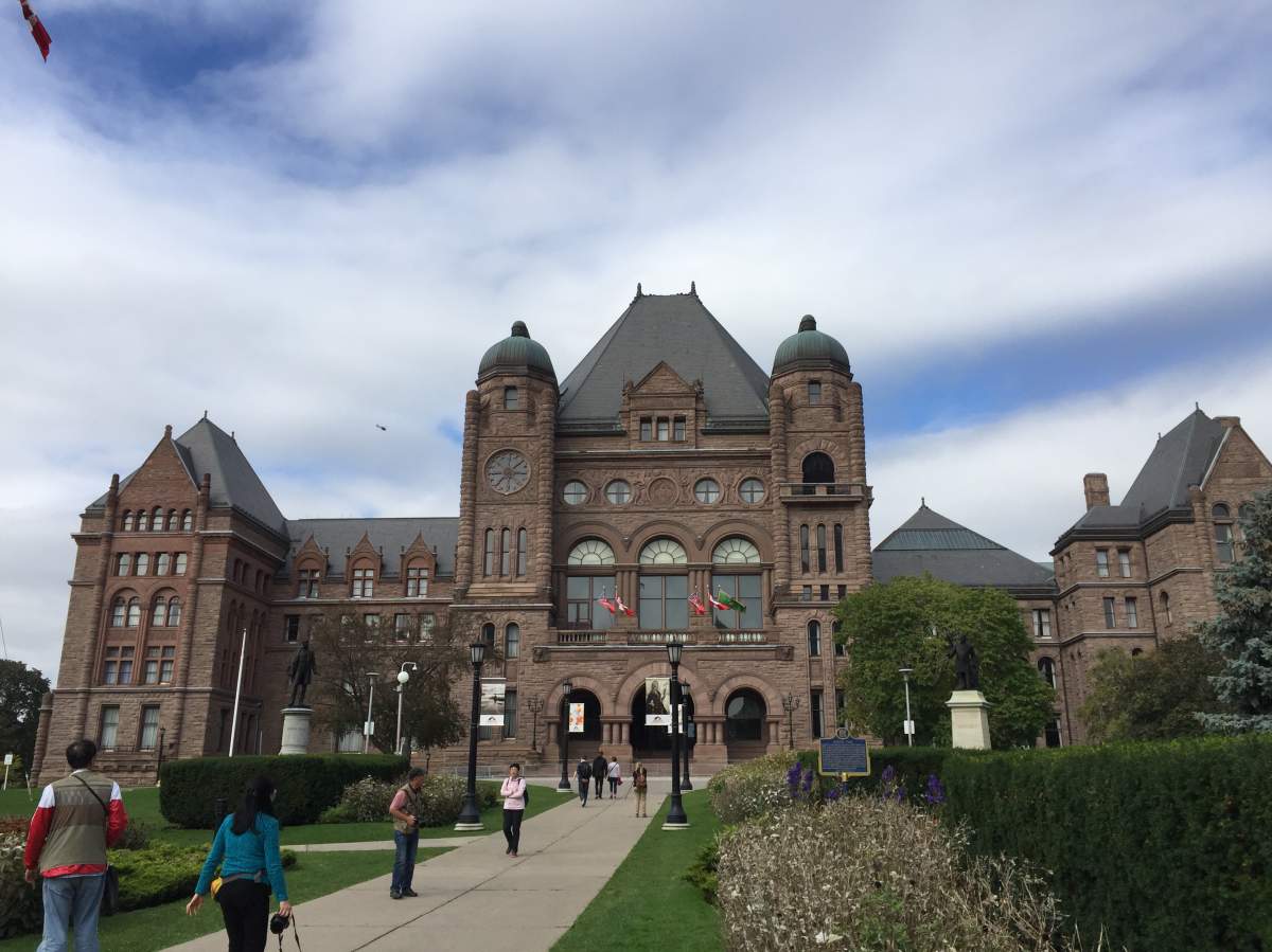 File photo of Queen's Park in Toronto.