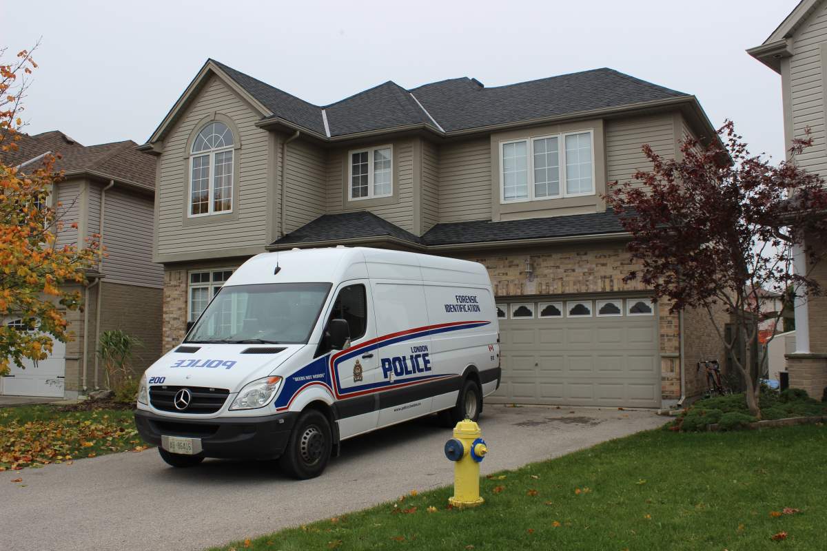 The Forensic Unit were still on scene Monday afternoon, at the home where Josie Glenn’s remains were found.