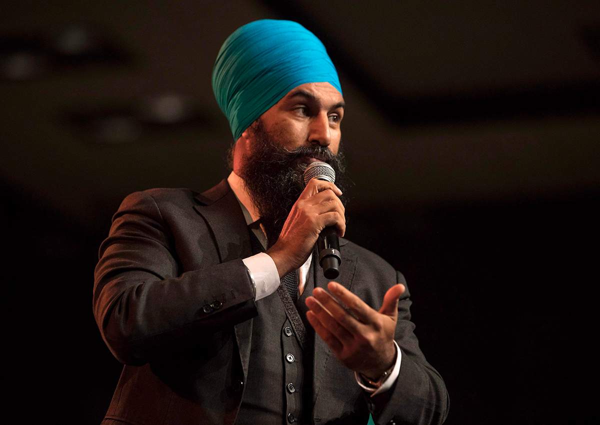 New NDP leader Jagmeet Singh speaks at the NDP's Leadership Showcase in Hamilton, Ont. on Sunday September 17 , 2017.