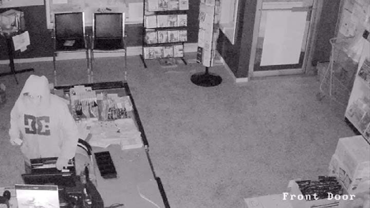 Police are looking for a man and woman accused of breaking into two pharmacies in Unity and Luseland.
