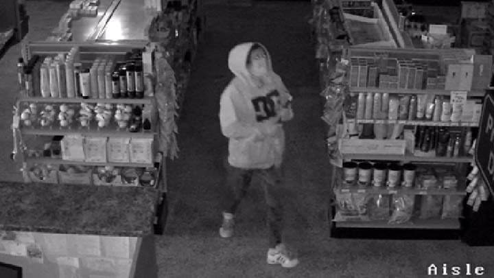 Police are looking for a man and woman accused of breaking into two pharmacies in Unity and Luseland.