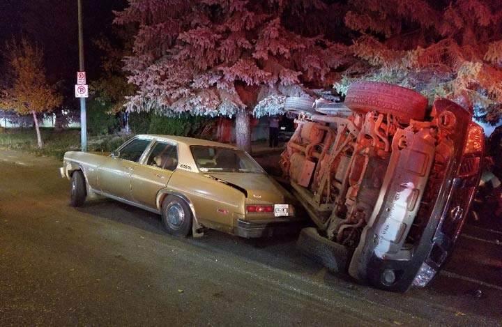 4 teens hospitalized after multi-vehicle collision in Saskatoon