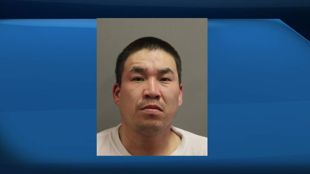 Nelson Saulteaux was arrested after a robbery at the Calmar Esso on Oct. 15, 2017.