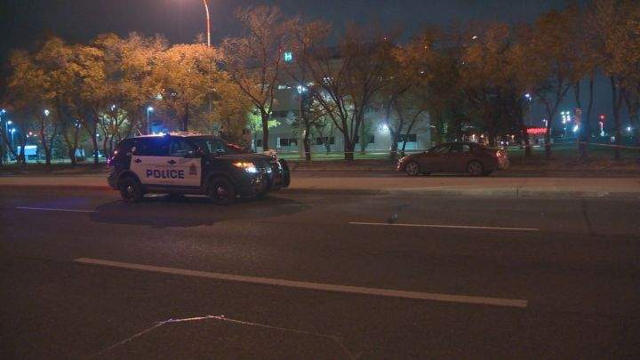 A 70-year-old woman was taken to hospital in critical condition after she was struck in a marked crosswalk in the area of 87 Avenue at 169 Street Wednesday, Oct. 11, 2017.