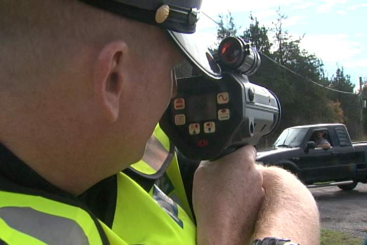 A woman has been charged with stunting after allegedly driving 76 km/h over the speed limit.